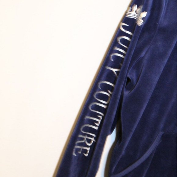 Juicy Couture Velour Full Zip Hoodie H11332 - Picture 4 of 7